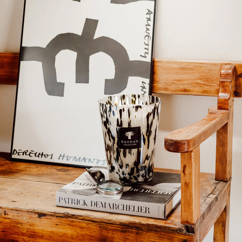 Geurkaars Black Pearls Baobab