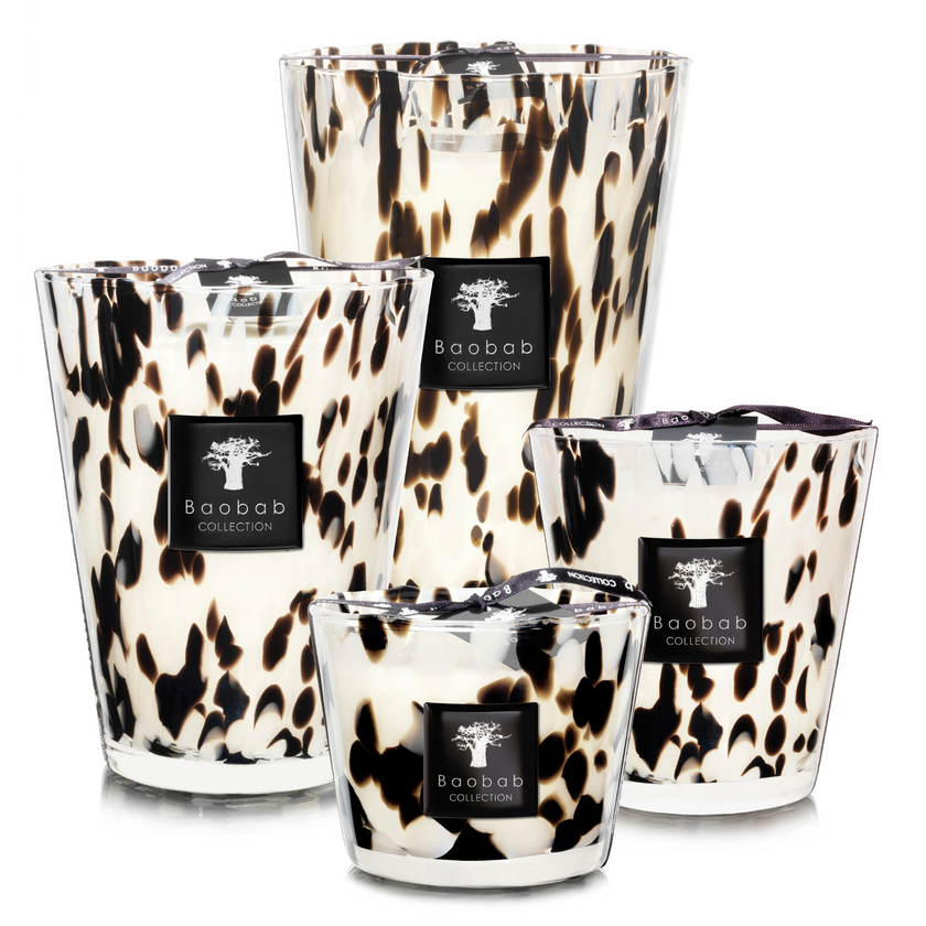 Geurkaars Black Pearls Baobab