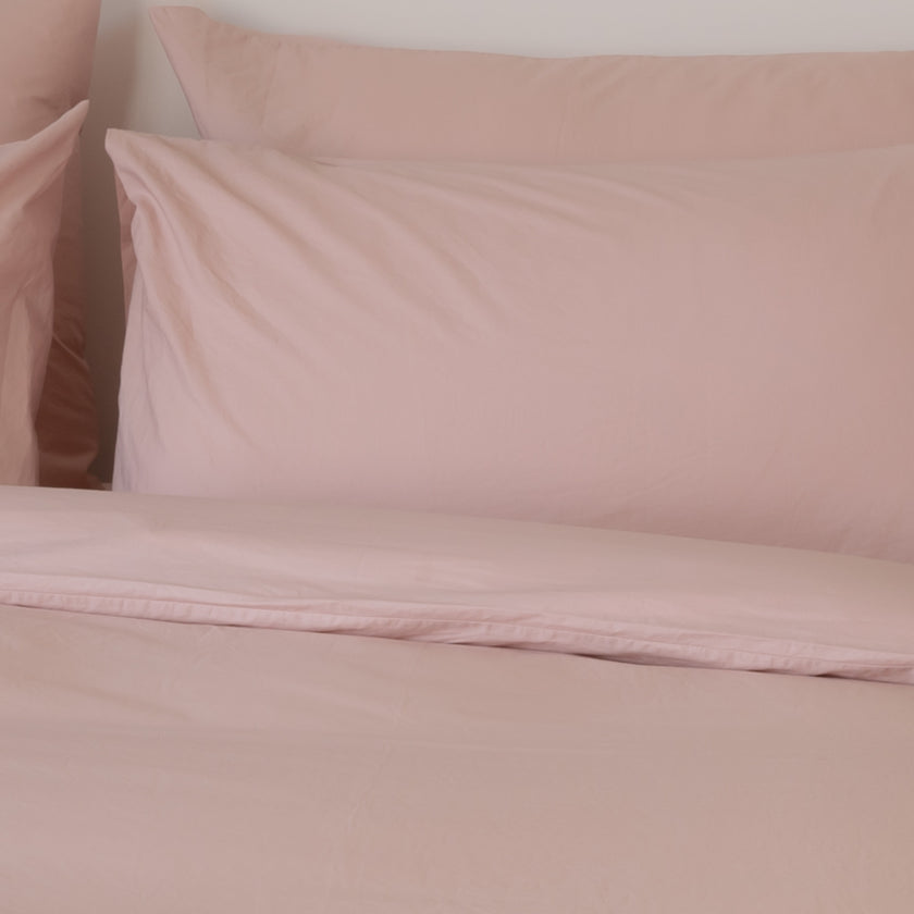 Kussensloop Egyptisch katoen Percal 400TC | Blush Pink