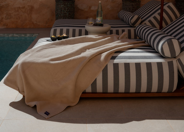 Handdoek zero-twist katoen 100x150 cm | Pebble Beach