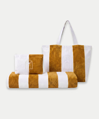 DOUXE Beach Essentials Set Mustard