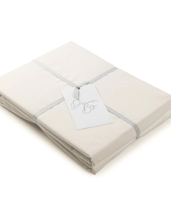 Dekbedovertrek Egyptisch katoen Percal 400TC | Chalk White | Outlet