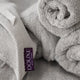 Handdoek zero-twist katoen 100x150 cm | Zilvergrijs