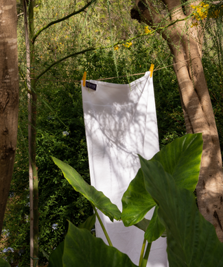 Handdoek zero-twist katoen 70x140 cm | Wit