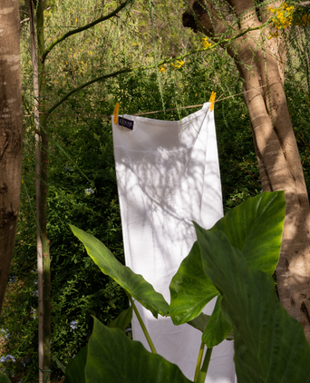 Handdoek zero-twist katoen 70x140 cm | Wit