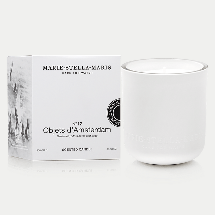 Marie-Stella-Maris - Luxe Geurkaars Objets d'Amsterdam (hervulbaar) - 300 gr