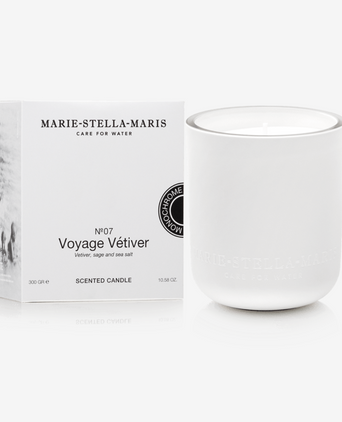 Marie-Stella-Maris - Luxe Geurkaars - Voyage Vétiver (hervulbaar) - 300 g