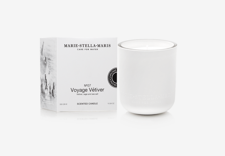 Marie-Stella-Maris - Luxe Geurkaars - Voyage Vétiver (hervulbaar) - 300 g