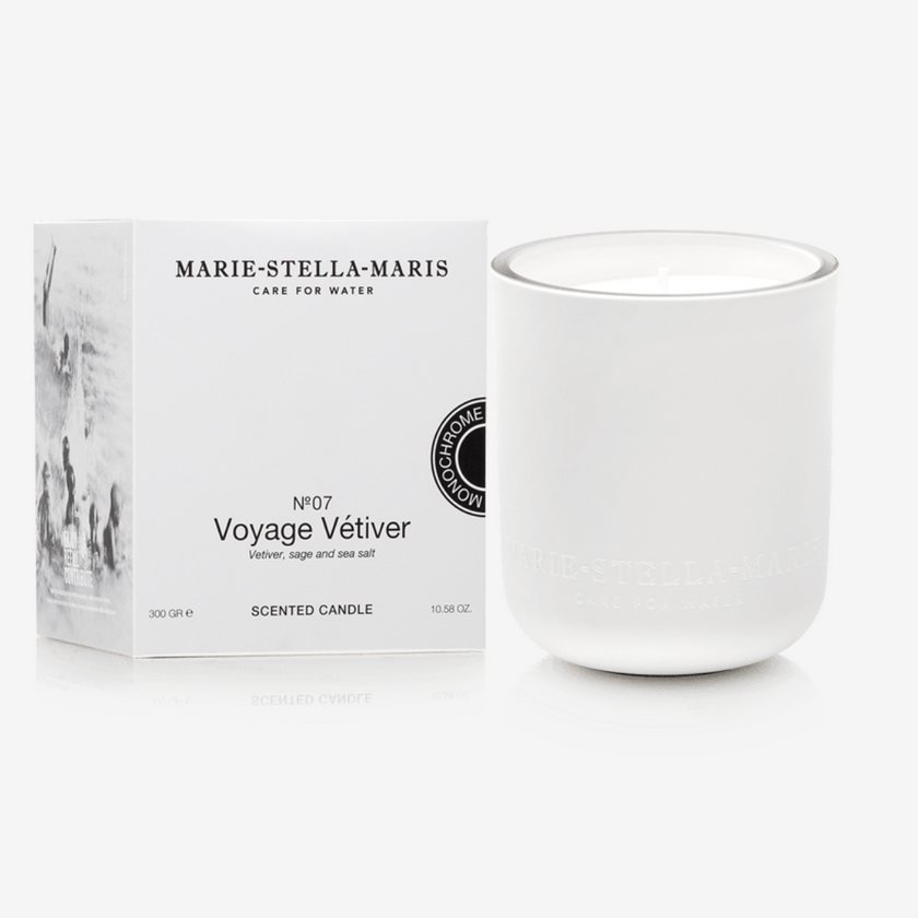 Marie-Stella-Maris - Luxe Geurkaars - Voyage Vétiver (hervulbaar) - 300 g