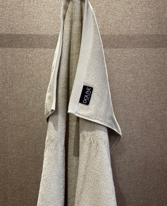Handdoek zero-twist katoen | Zilvergrijs | Outlet