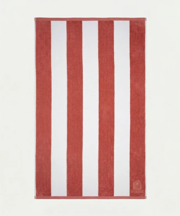 Hotel Strandlaken Faded Coral 100x180 cm