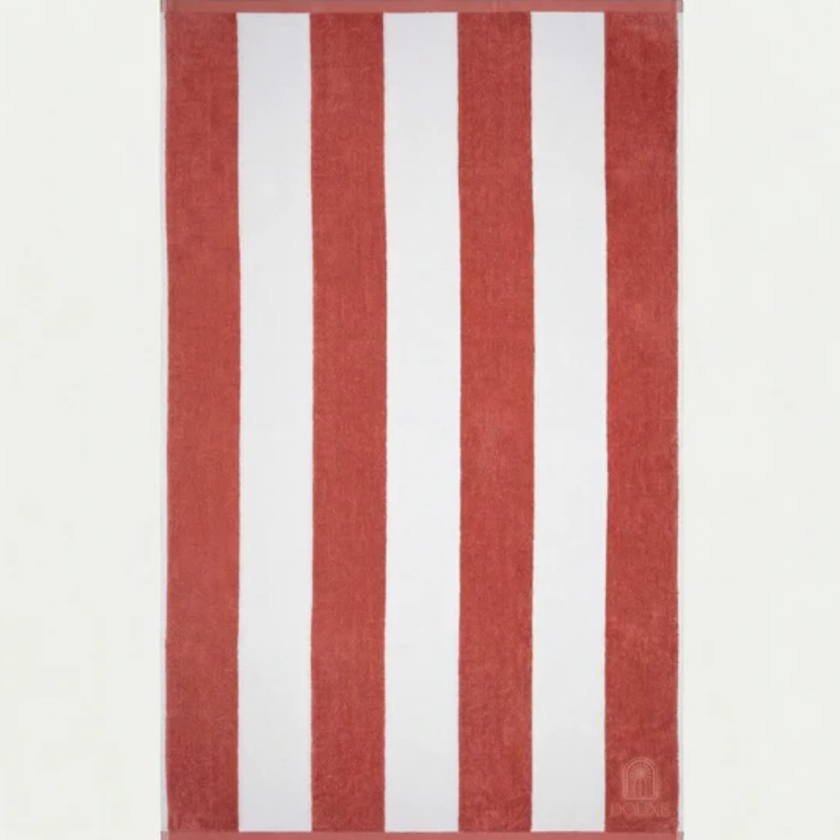 Hotel Strandlaken Faded Coral 100x180 cm