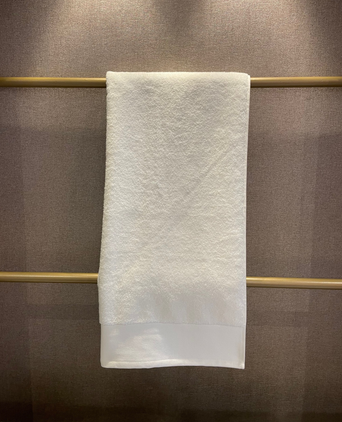 Handdoek zero-twist katoen | Wit | Outlet