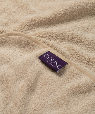 Badcape Baby zero-twist katoen | Latte