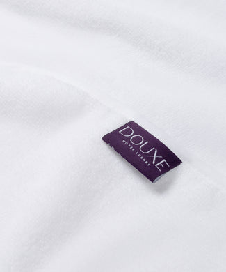 Badcape Baby zero-twist katoen | Wit