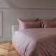 Dekbedovertrekset Egyptisch katoen Satijn 400TC | Blush Pink