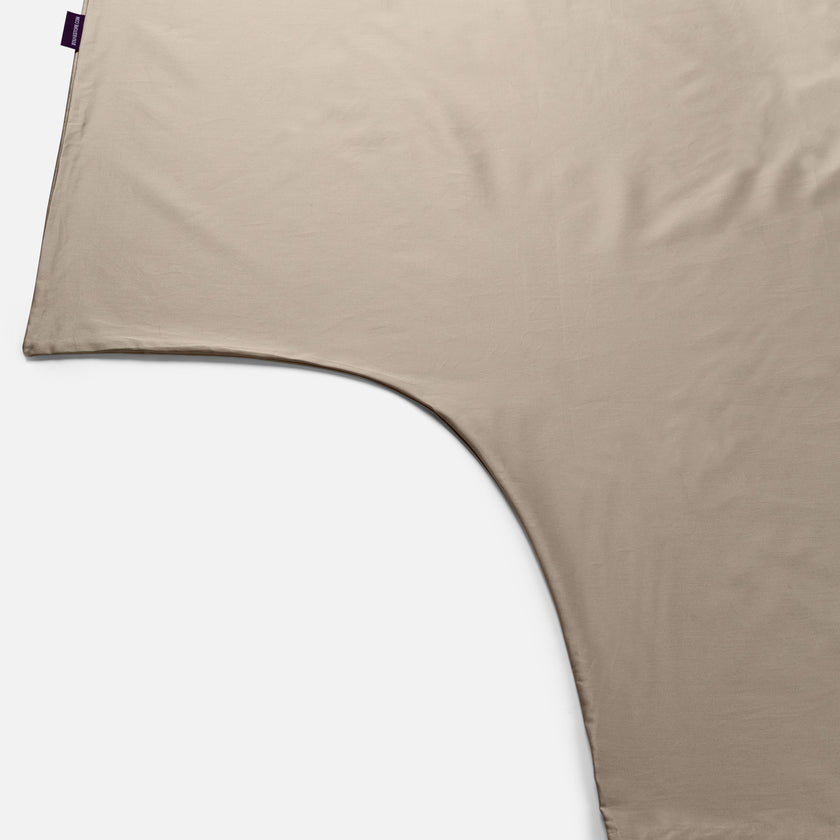 Dekbedovertrekset + Hoeslaken Egyptisch Katoen Satijn | Champagne