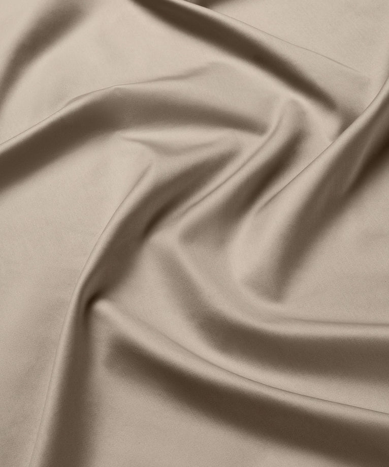 Dekbedovertrekset + Hoeslaken Egyptisch Katoen Satijn | Champagne