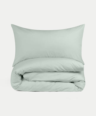 Dekbedovertrekset Egyptisch katoen Percal 400TC | Pastel Green
