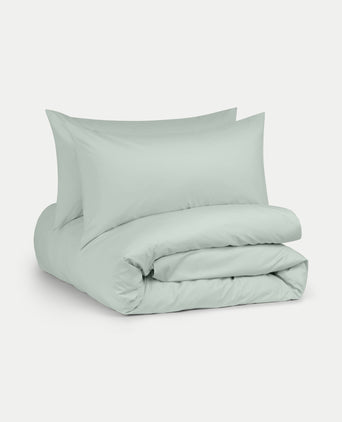 Dekbedovertrekset Egyptisch katoen Percal 400TC | Pastel Green