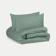 Dekbedovertrekset Egyptisch katoen Satijn 400TC | Sage Green