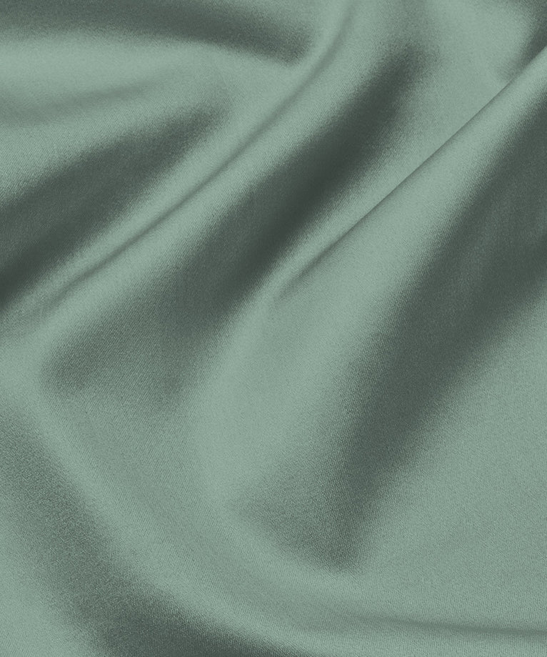 Set van 2 kussenslopen Egyptisch katoen 400TC Satijn | Sage green