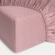 Hoeslaken Egyptisch katoen Satijn 400TC | Blush Pink