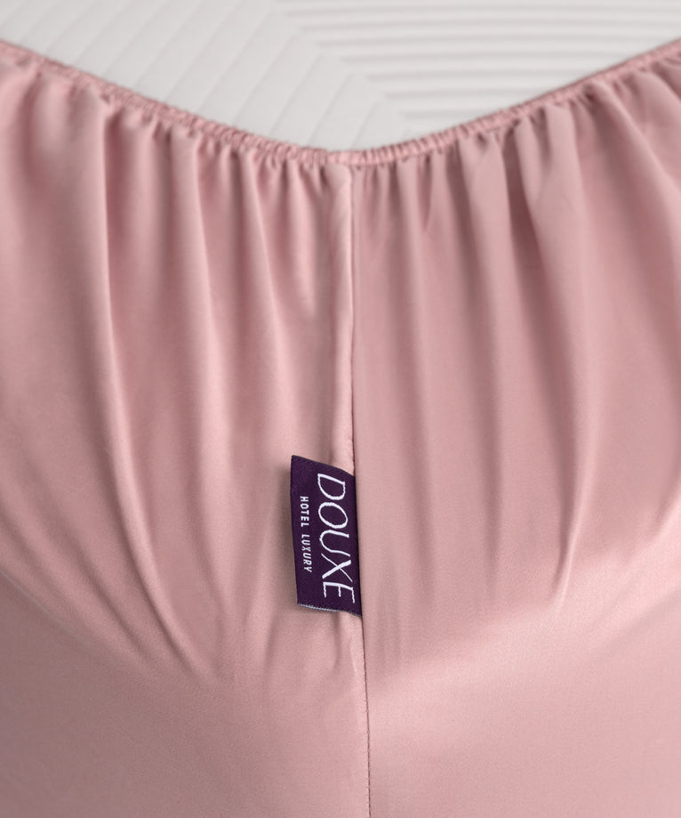 Hoeslaken Egyptisch katoen Satijn 400TC | Blush Pink