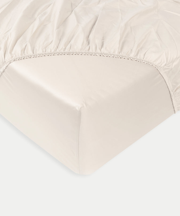 Dekbedovertrekset + Hoeslaken Egyptisch Katoen Satijn | Cream