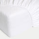 Hoeslaken 100% Gewassen Linnen | Wit