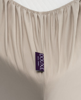 Hoeslaken Egyptisch katoen Percal 400TC | Latte