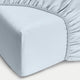 Hoeslaken Egyptisch katoen Percal 400TC | Pastel Blue