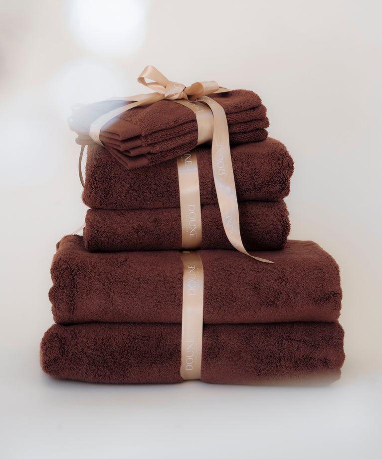 Handdoekset Deluxe (8 st.) | Chestnut