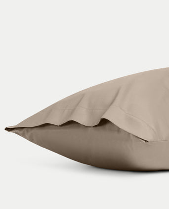 Set van 2 kussenslopen Egyptisch katoen 400TC Satijn | Champagne