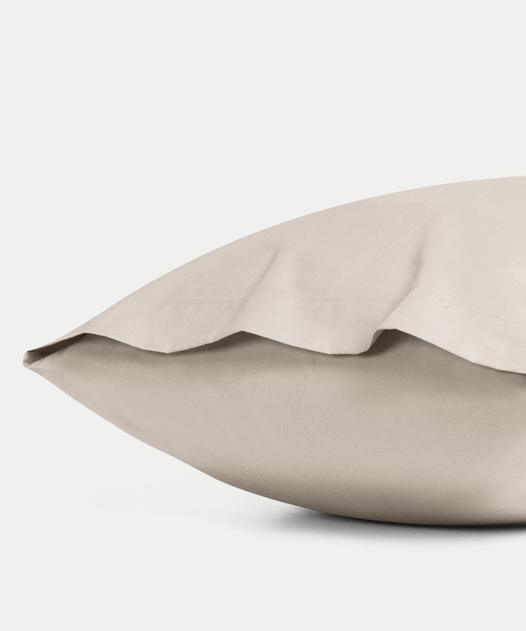 Dekbedovertrekset & Hoeslaken Percal Latte