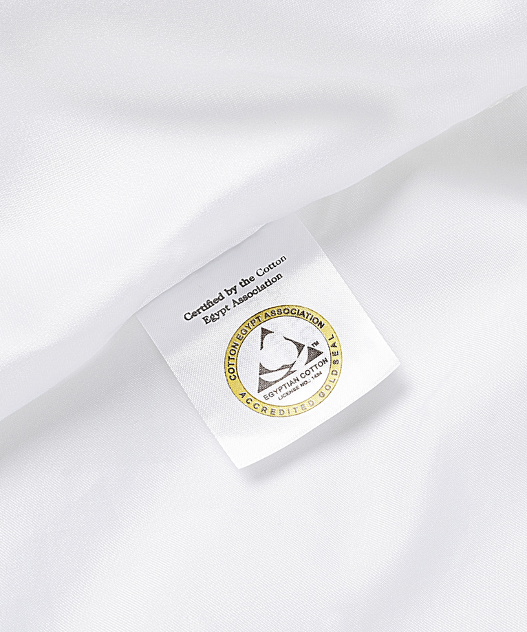 Set van 2 kussenslopen Egyptisch katoen 400TC Satijn | Wit