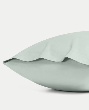 Set van 2 kussenslopen Egyptisch katoen 400TC Percal | Pastel Green