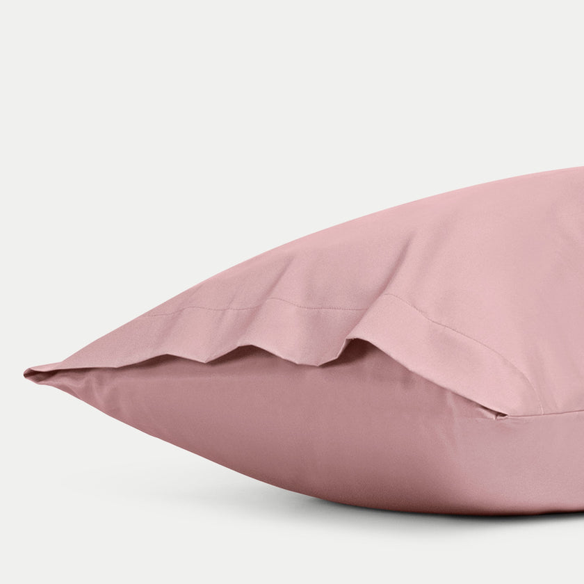 Kinderkussensloop Egyptisch katoen 400TC Satijn Blush Pink - Petit Hôtel