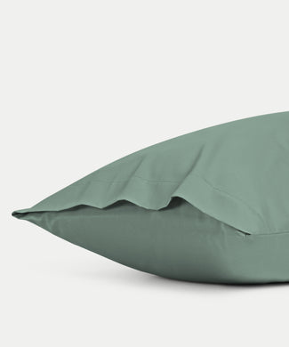 Kussensloop Egyptisch katoen 400TC Satijn | Sage green