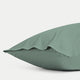 Kinderkussensloop Egyptisch katoen 400TC Satijn Sage Green - Petit Hôtel
