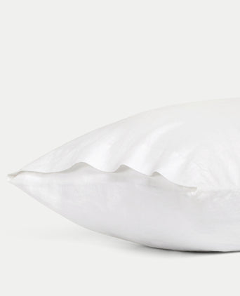 Set van 2 kussenslopen 100% Gewassen Linnen | Wit