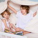 Kinderhoeslaken Egyptisch katoen 400TC Percal Chalk White - Petit Hôtel