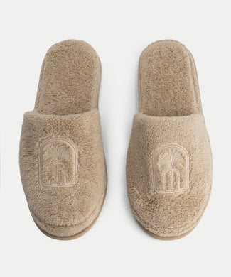 Luxe badslipper | Latte