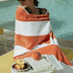Hotel Strandlaken Faded Coral 100x180 cm
