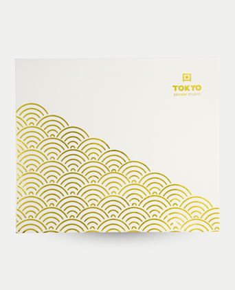 4 Tokyo Design Mokken - Nippon White Gold Rim Giftset