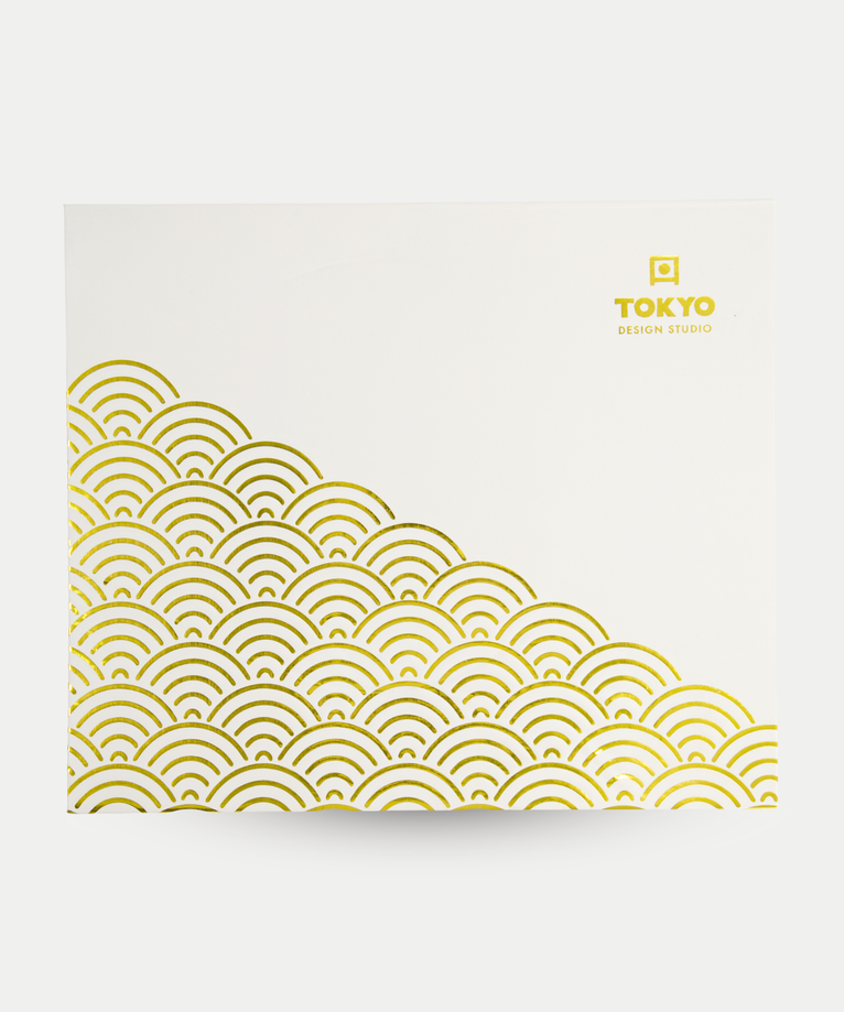 4 Tokyo Design Mokken - Nippon White Gold Rim Giftset