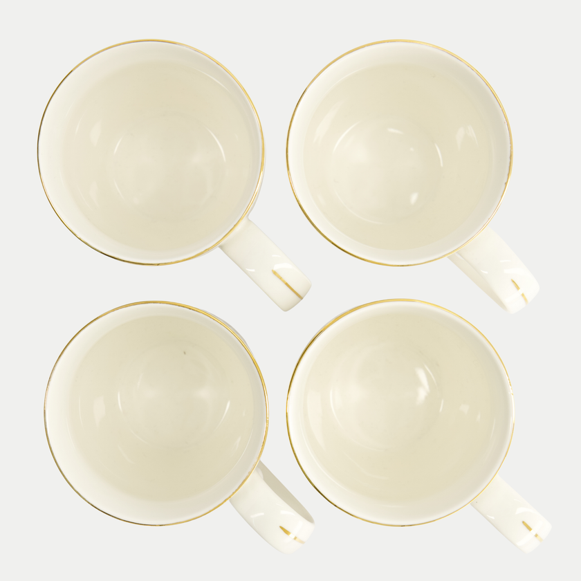 4 Tokyo Design Mokken - Nippon White Gold Rim Giftset