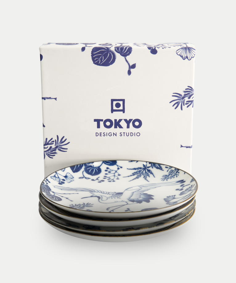 Tokyo Design Studio – Flora Japonica Bordenset (4-delig)