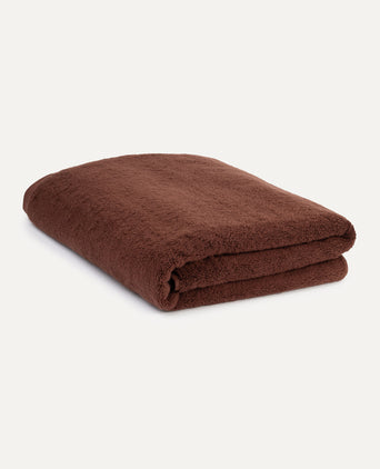 Handdoek zero-twist katoen 100x150 cm | Chestnut