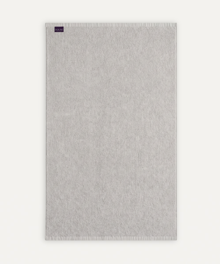 Handdoek zero-twist katoen 100x180 cm | Zilvergrijs